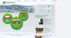 Desktop Screenshot of genostar.at