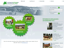 Tablet Screenshot of genostar.at